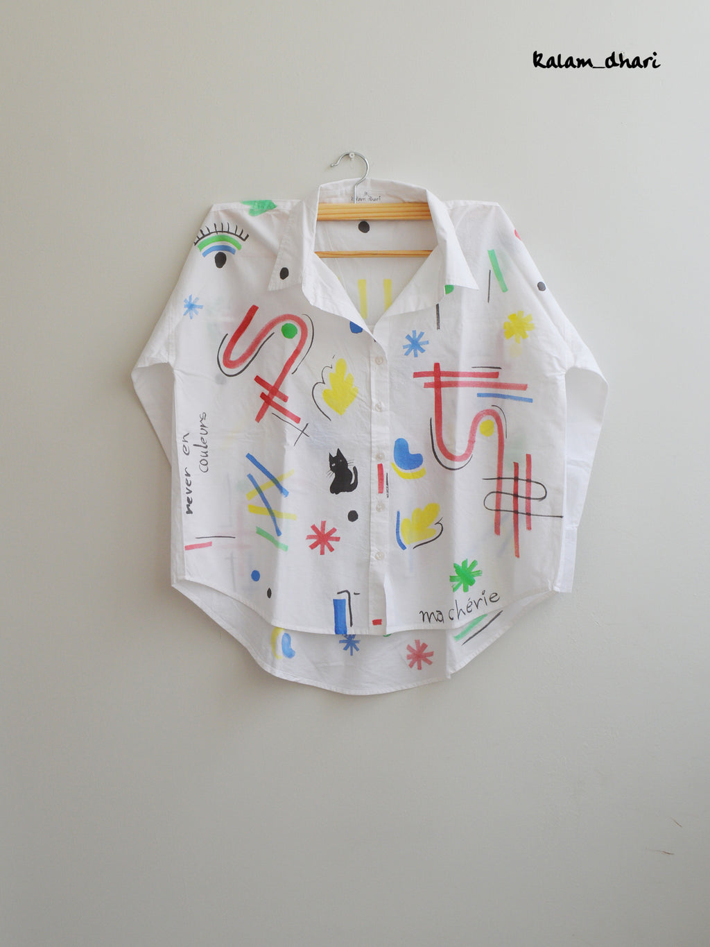 Ditzy Painted Oversized Shirt