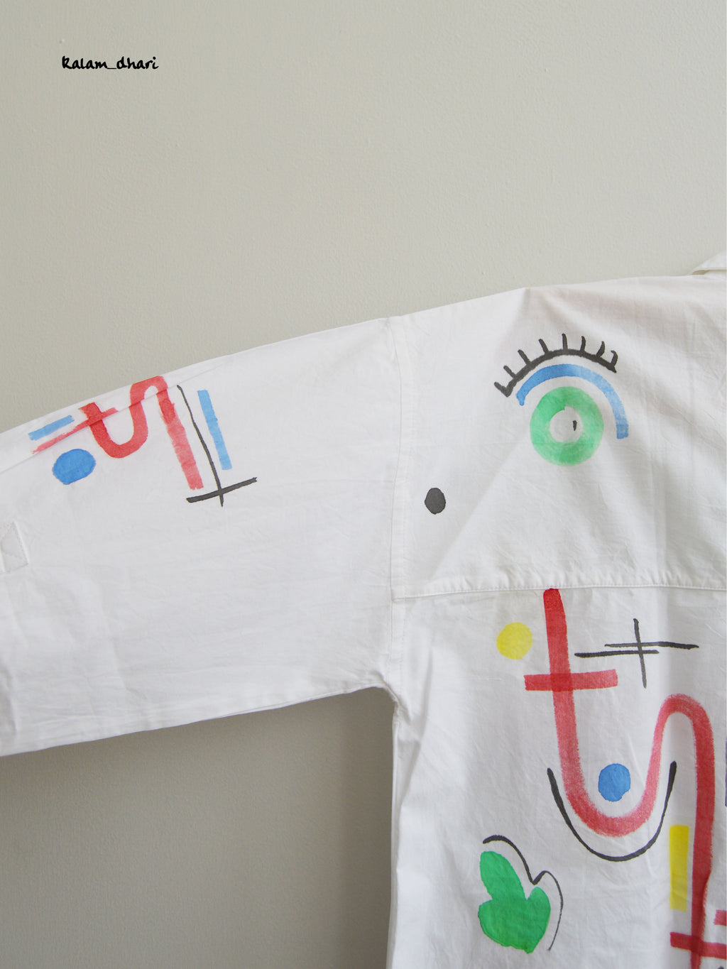 Ditzy Painted Oversized Shirt