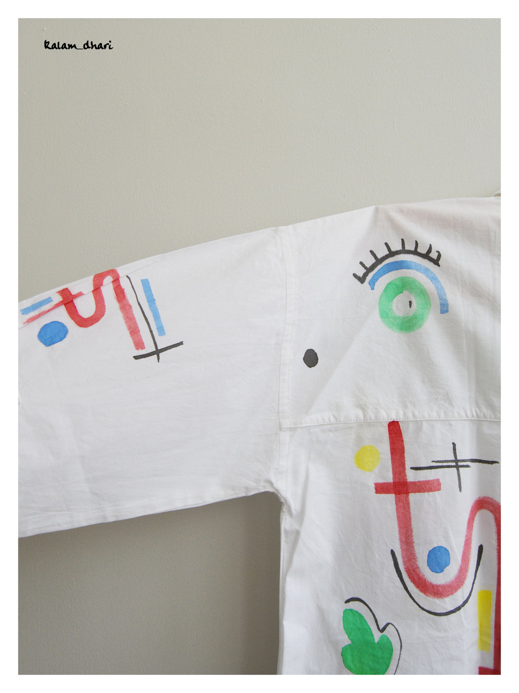 Ditzy Painted Oversized Shirt