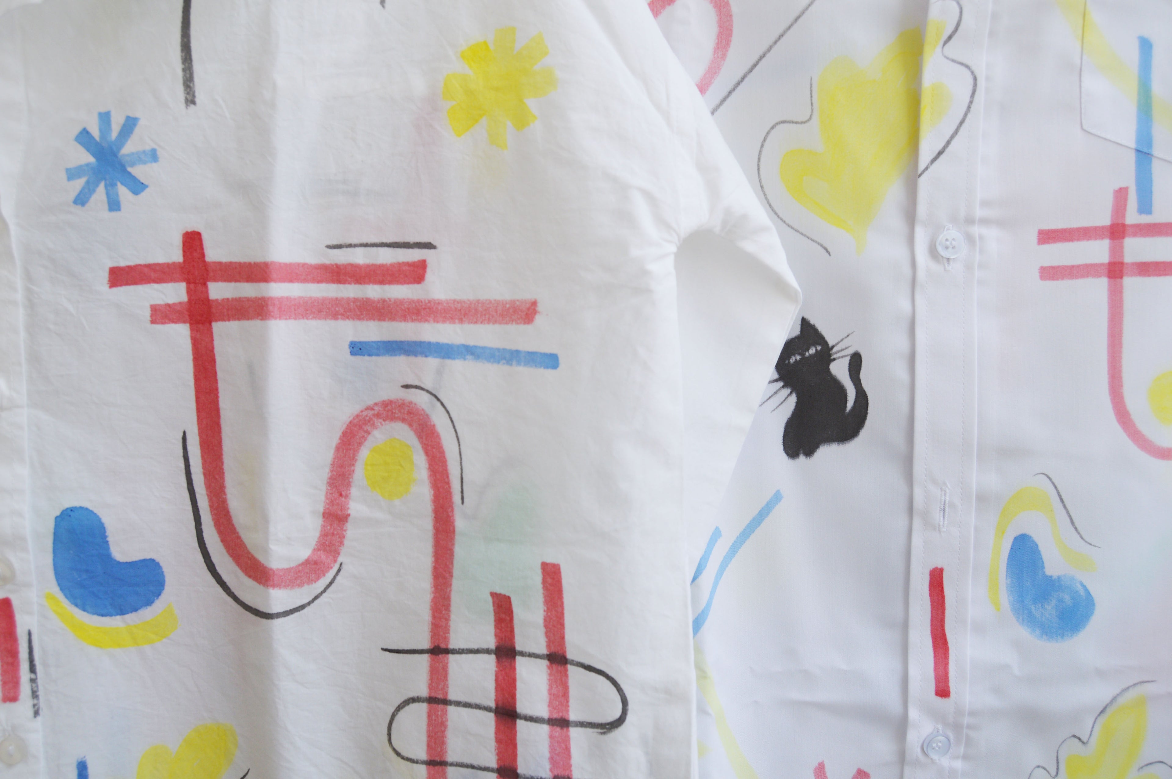 Ditzy Painted Oversized Shirt