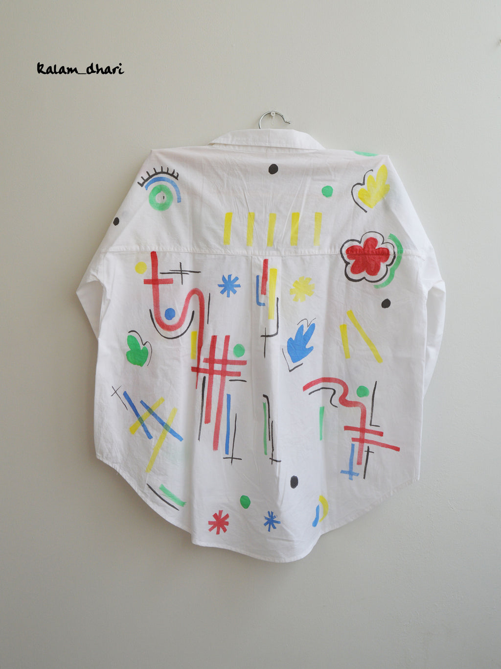 Ditzy Painted Oversized Shirt