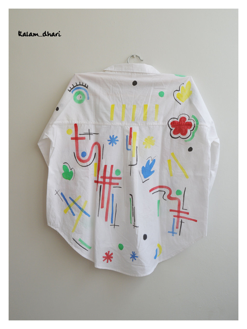 Ditzy Painted Oversized Shirt